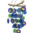 Green & Purple Driftwood Cross Chime