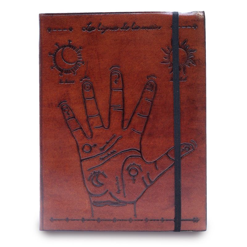 Medium Notebook with strap - Palmistry