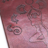 Medium Notebook with strap - Cosmic Goddess