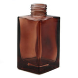 100 ml Square Long Reed Diffuser Bottlle - Amber