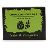 Charcoal Soap 85g - Eucalyptus & Cedarwood