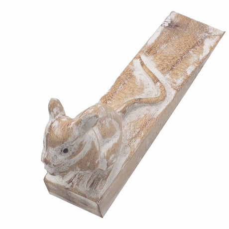 Hand carved Doorstop - Dormouse