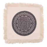 Traditional Mandala  Cushion Cover - 45x45cm - black