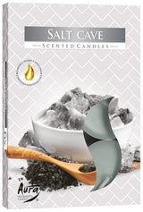 Set of 6 Scented Tealights - Salt Cave