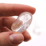 M Tumble Stone - Rock Crystal- Ice Quartz