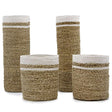 Seagrass Set - 2 Vase & 2 Bins