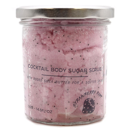 Fragranced Sugar Body Scrub - Strawberry Rum 300g