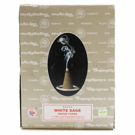 White Sage Dhoop Cones