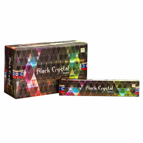 Satya Black Crystal Incense - 15gram