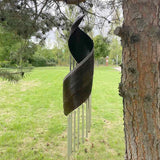 Coconut Leaf Wind Chimes - Chocolate