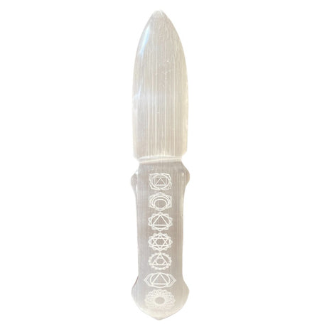 Selenite Ritual Knife - Chakra