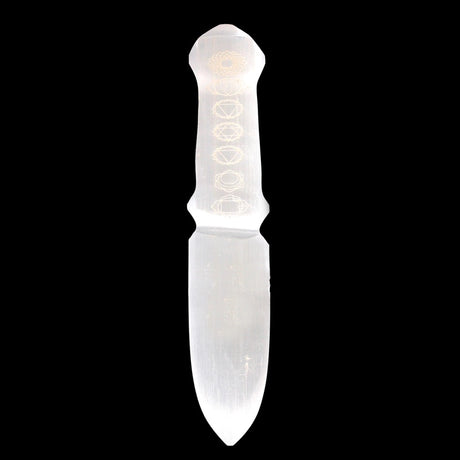 Selenite Ritual Knife - Chakra