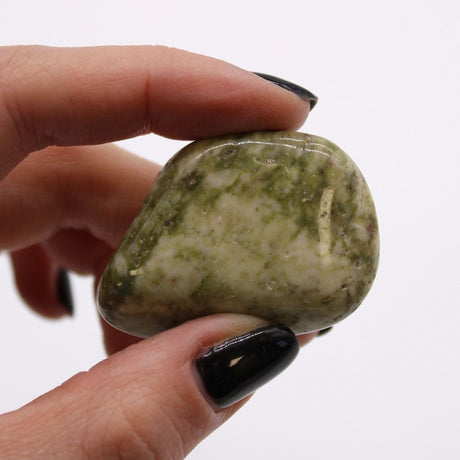 Large African Tumble Stones - Epidote Snowflake