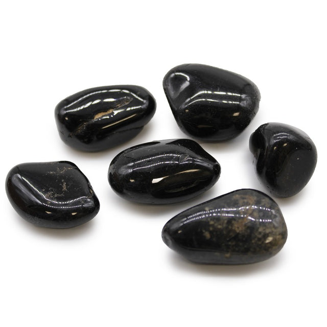 Large African Tumble Stones - Black Onyx