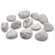 Medium African Tumble Stones - White Howlite - Magnesite