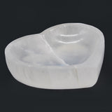 Selenite Heart Bowl - 15cm