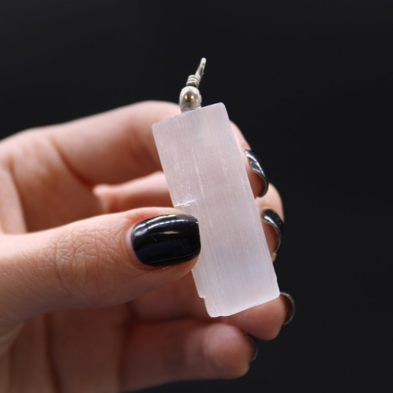 Selenite Natural Pendant