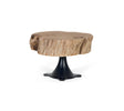 Giner and Colomer - Acacia Trunk Coffee Table With Metal Base