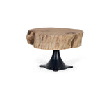 Giner and Colomer - Acacia Trunk Coffee Table With Metal Base