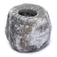 Grey Salt Candle Holder 600-800g