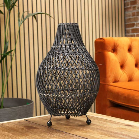 Rattan Table Lamps - Natural