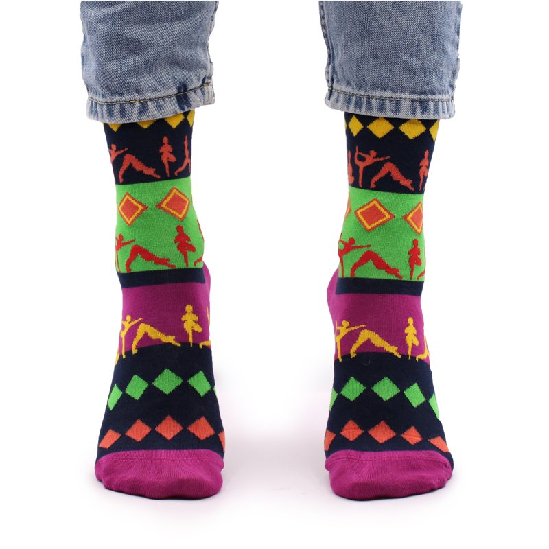 Hop Hare Bamboo Socks S/M - Yoga Poses