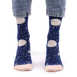 Hop Hare Bamboo Socks S/M - Moon Walk