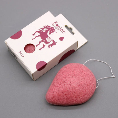 Teardrop Konjac Sponge - Rose - Anti-aging