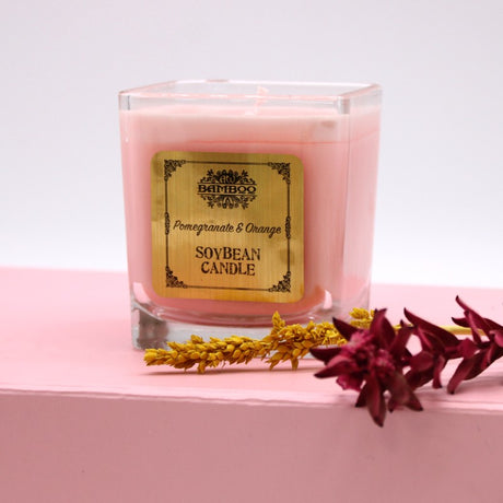 Soybean Candles - Pomegranate & Orange