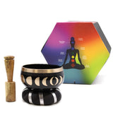 Moon Phase Singing Bowl Set- Black 10.7cm