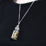 Bottled Gemstones Necklace - Tiger Eye