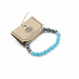 Faceted Gemstone Bracelet - Magnetic Turquoise