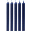 Solid Colour Dinner Candles - Rustic Navy - Pack of 5