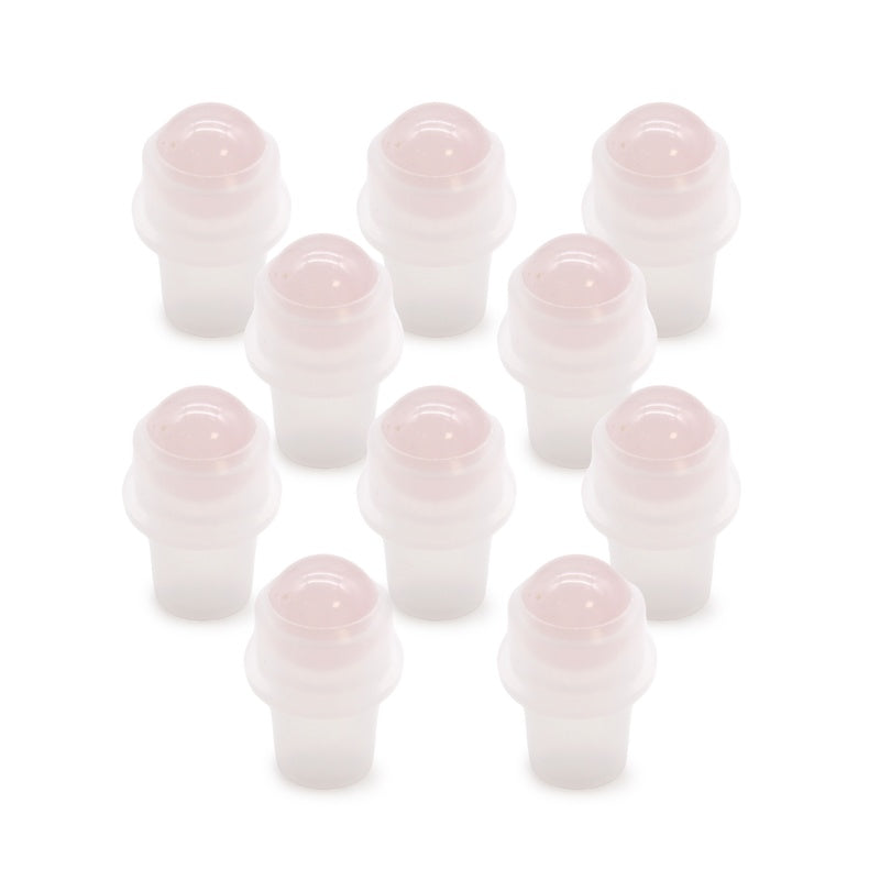 Gemstone Roller Tip for 5ml Bottle - Rose Quartz