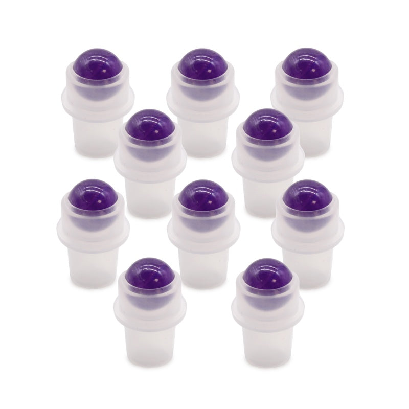 Gemstone Roller Tip for 5ml Bottle - Amethyst