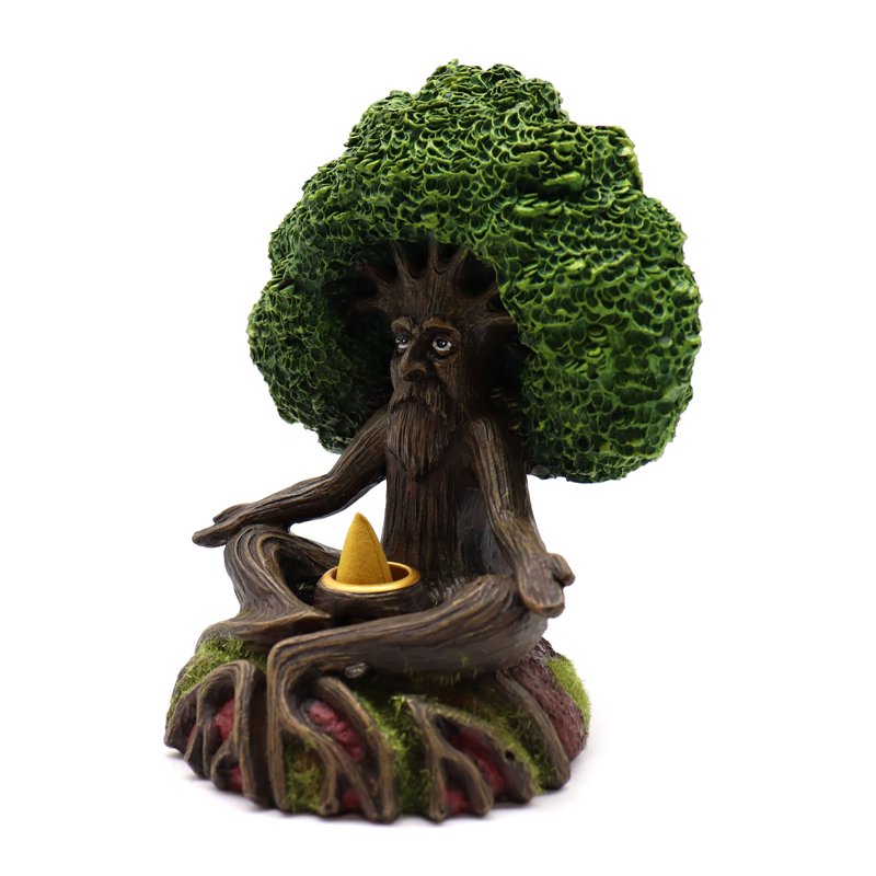 Wise Old Tree Man of the Forest Backflow Incense Burner