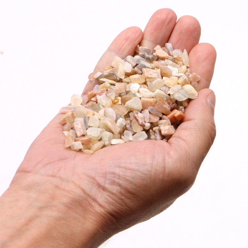 Moonstone Gemstone Chips Bulk - 1KG