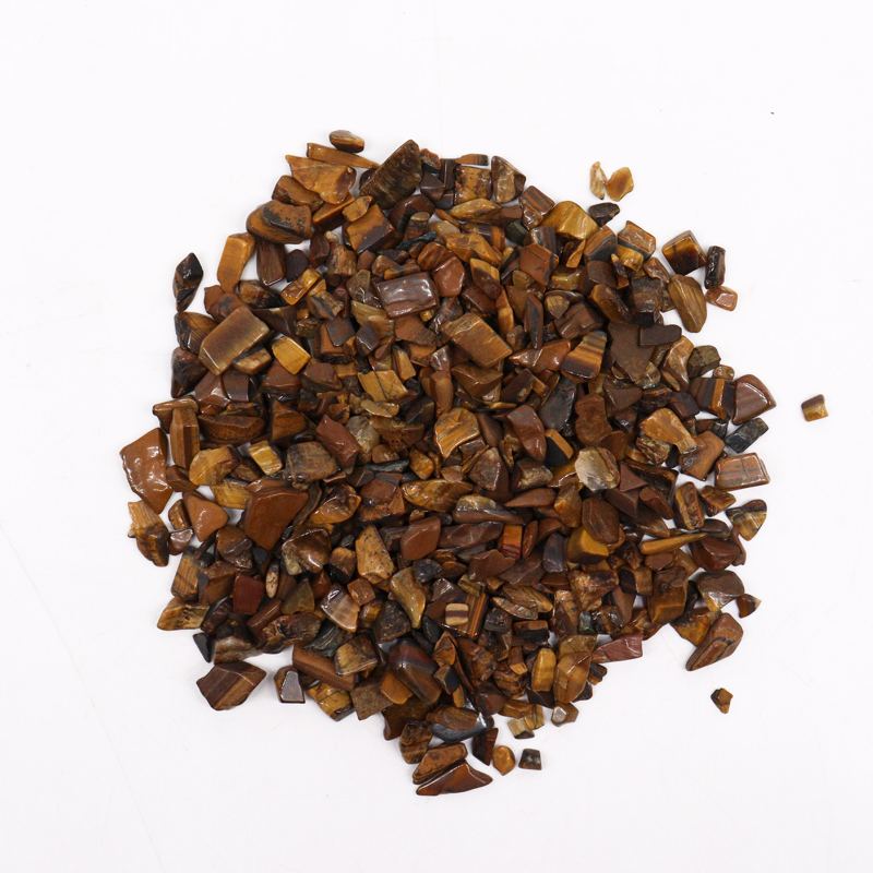 Tiger Eye Gemstone Chips Bulk - 1KG