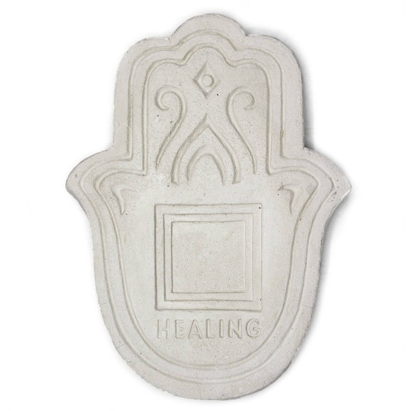 Healling Incense Plate - White Stone Effect