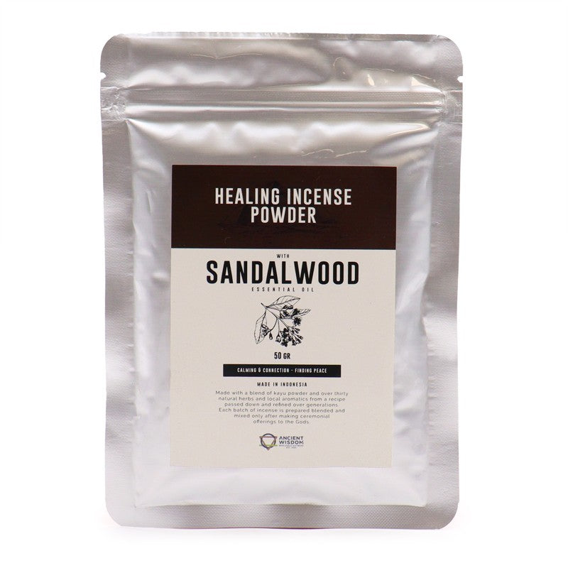 Healing Incense Powder - Sandalwood 50gm