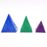 Incense Powder Mould Set -  Blue Green Purple