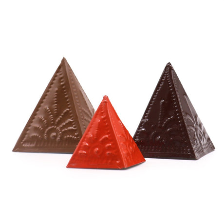 Incense Powder Mould Set - Lt Brown Dk Brown Orange