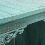 Albasia Bathroom Cabinet - Turquoise wash