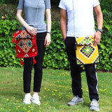 Yellow Kilim Messenger Festival Bag