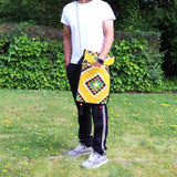 Yellow Kilim Messenger Festival Bag