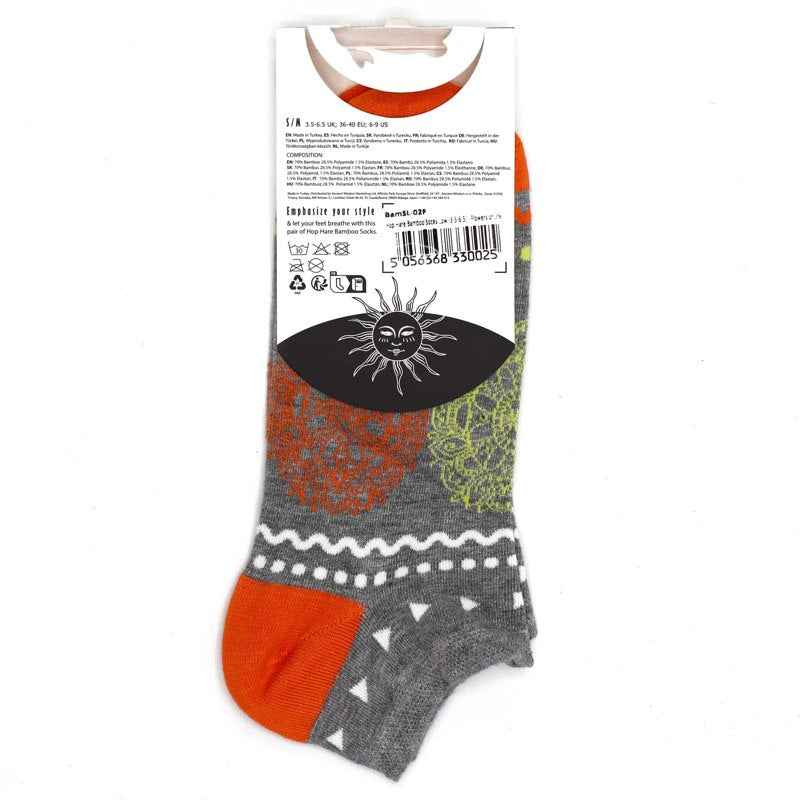 M/L Hop Hare Bamboo Socks Low (7.5-11.5) - Flowers of Life