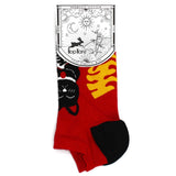 M/L Hop Hare Bamboo Socks Low (7.5-11.5) - Lucky Cat