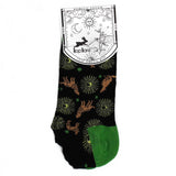 M/L Hop Hare Bamboo Socks Low (7.5-11.5) - Moonlight Wolfs