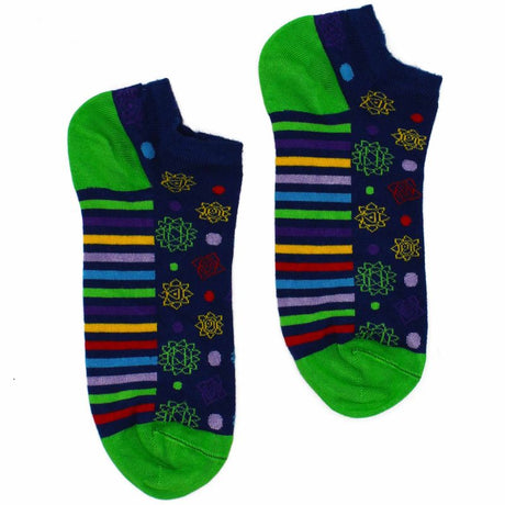 S/M Hop Hare Bamboo Socks Low (3.5-6.5) - 7 Chakra