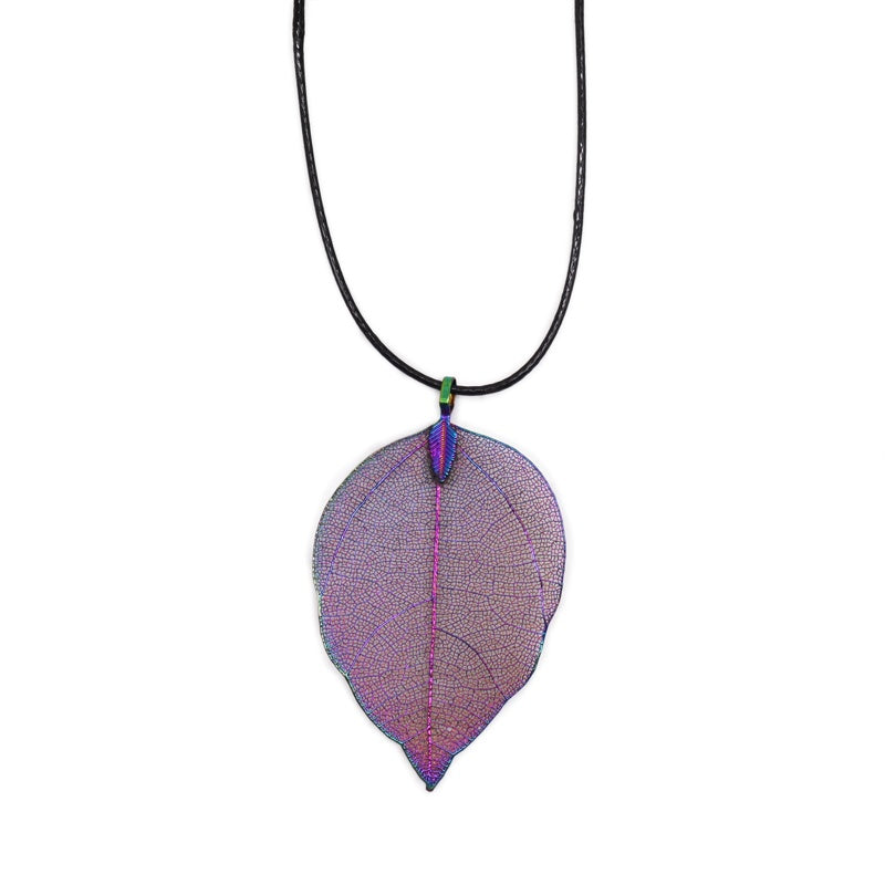 Necklace - Bravery Leaf - Multicoloured